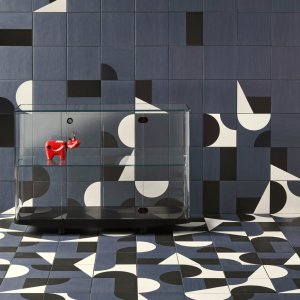 Pared Puzzle en una sala de reuniones