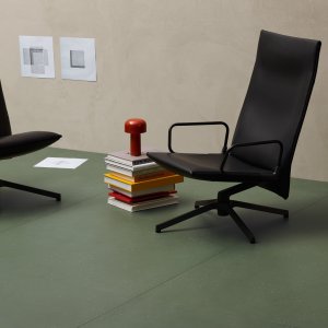 Sala de reuniones con suelo Primavera Grigio