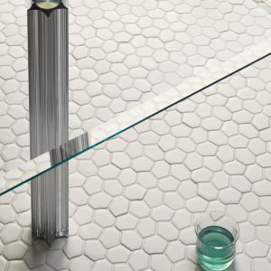 Detalle del elemento hexagonal Seed de Botanica