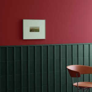 Despacho con pared Motivo en color Earth