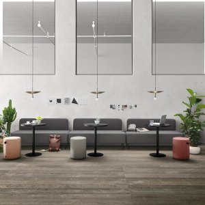 Personal Storage con ruedas bajo un escritorio Pigreco