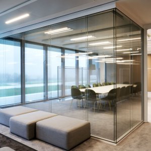 Puerta corredera empotrada del sistema W80