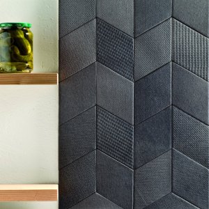 Cinco texturas comparadas sobre piezas Tex color Cream