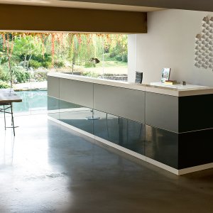 Puerta con cerradura del mueble de servicio del mostrador Vogue