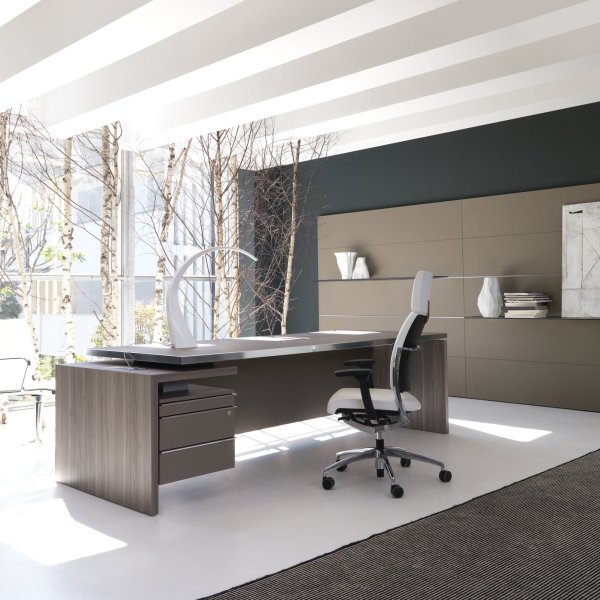 Mampara de oficina IVM Office del sistema WALL SYSTEM en vidrio