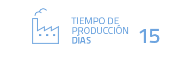 tiempo de producción 15 días